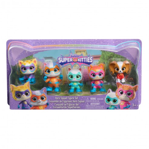 PACK 5 FIGURES SUPERKITTIES HERO...