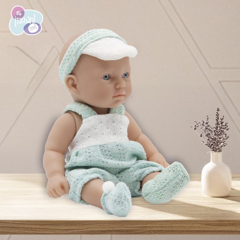 26 CM DOLL IN GREEN PANTS OUTFIT T01062