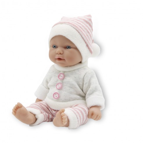 MUÑECA 26CM CONJUNTO PANTALON GRIS Y...