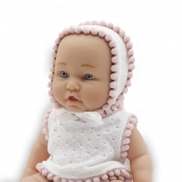 26-CM DOLL IN A WHITE DRESS... 2