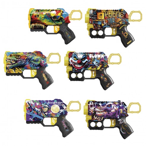 PISTOLA STREET SHOT MINI 6 DARDOS T01029