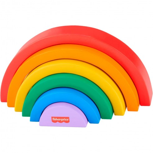 STACKABLE WOODEN RAINBOW HXT73 FISHER...