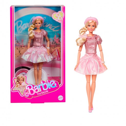 BARBIE DOLL WITH PINK BERET BARBIE...