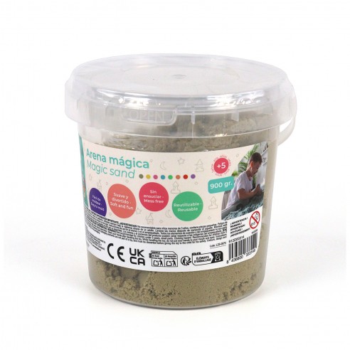 ARENA MAGICA EN BOTE 900GR MARRON D00314