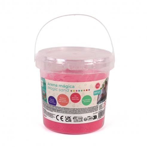 MAGIC SAND IN A JAR, 900 GR, PINK D00316