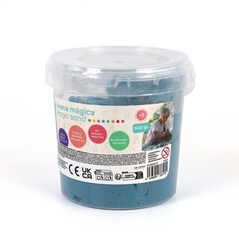 ARENA MAGICA EN BOTE 900GR AZUL D00317