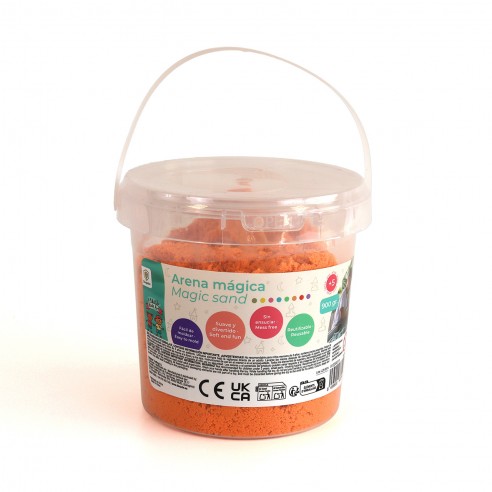 MAGIC SAND IN A JAR, 900 GR, ORANGE,...