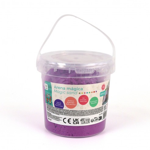 ARENA MAGICA EN BOTE 900GR MORADO D00321