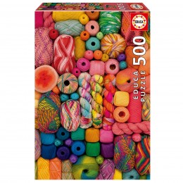 500-PIECE THREADS PUZZLE...