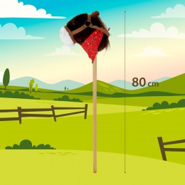 HORSE HEAD WITH WOODEN... 2