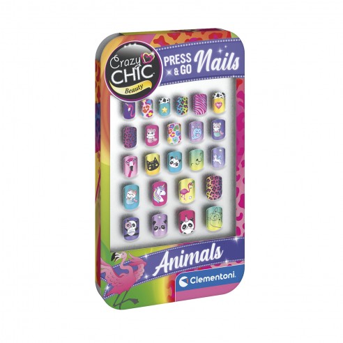 NAILS SET ANIMALES 18897 CLEMENTONI