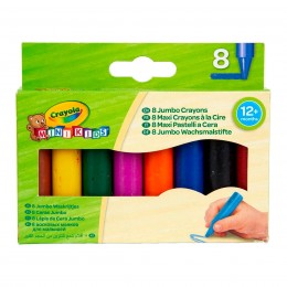 PACK 8 JUMBO WAX CRAYONS MK... 2