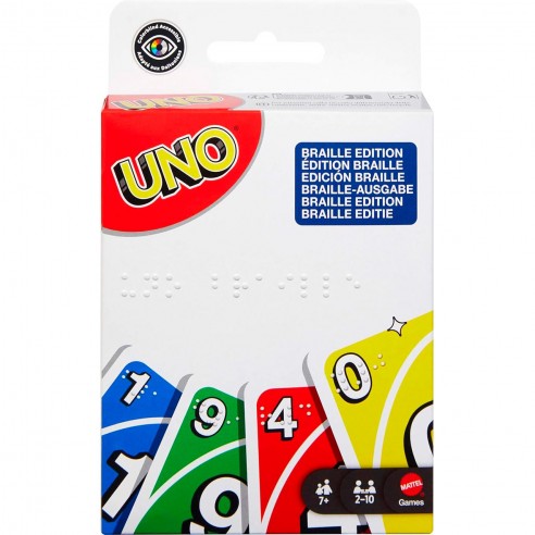 JUEGO UNO BRAILLE JMK87 MATTEL GAMES