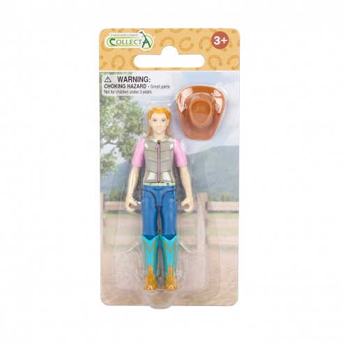 JINETE AFICIONADA DAMA CON SOMBRERO...