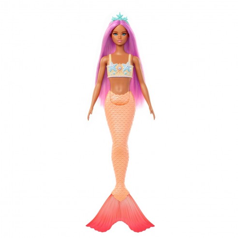 BARBIE DOLL MERMAID PINK FANTASY HAIR...