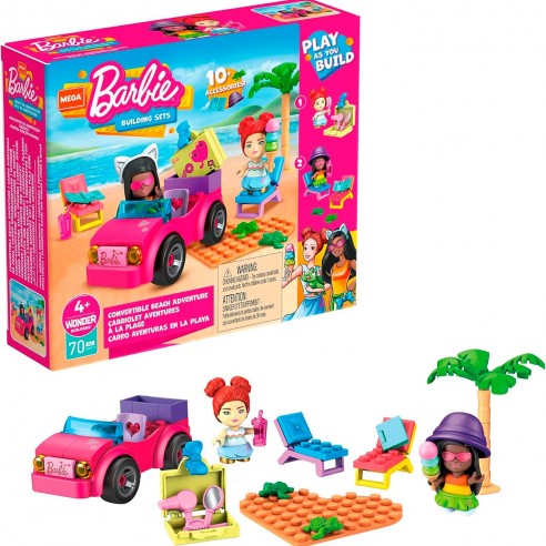 MEGA CONSTRUX ASSORTED BARBIE PLAY...