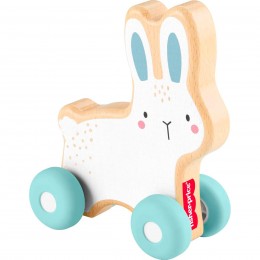 WOODEN PUSH RABBIT FISHER...