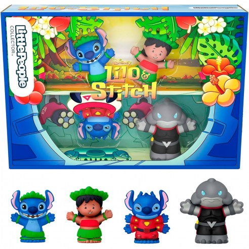 PACK 4 FIGURES LILO AND STITCH JFC77...