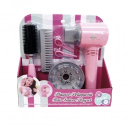HAIR SALON SET: HAIR DRYER...