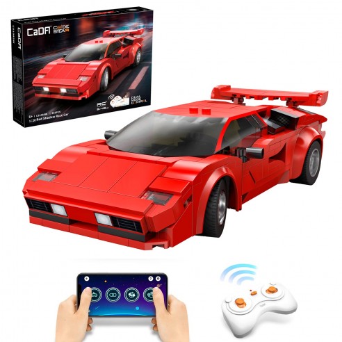 RED SHADOW RACE CAR  328 PCS C51085W...
