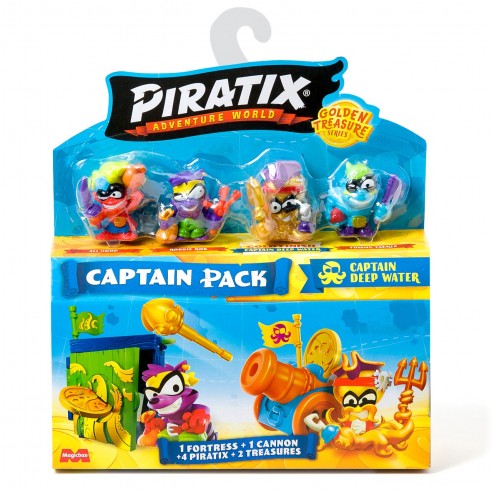 PIRATIX GOLDEN TREASURE CAPTAIN PACK...