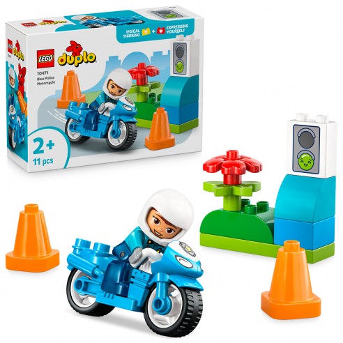 LEGO DUPLO BLUE POLICE MOTORCYCLE 10471
