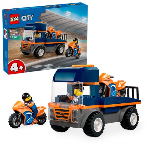 LEGO CITY 60491 MOTORCYCLE TRANSPORT...