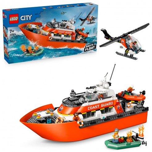 LEGO CITY COAST GUARD BOAT AND...