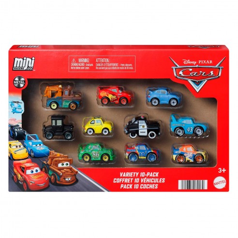 PACK 10 COCHES SURTIDOS MINI RACERS...