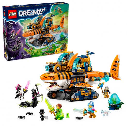 TANQUE TIBURÓN TIGRE DREAMZZZ 71515 LEGO