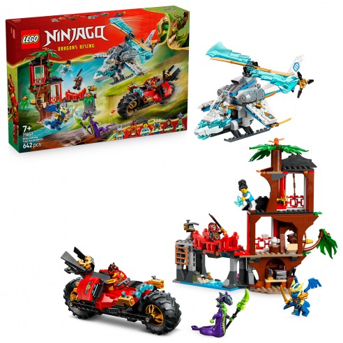 NINJA VEHICLE BATTLE AT TREEHOUSE...
