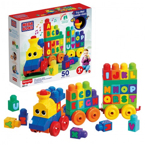 MUSICAL TRAIN ABC FWK22 MEGA BLOKS