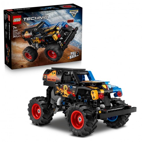 MONSTER JAM GRAVE DIGGER FIRE AND ICE...