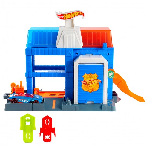 JHL74 POLICE STATION TOWER HOT WHEELS