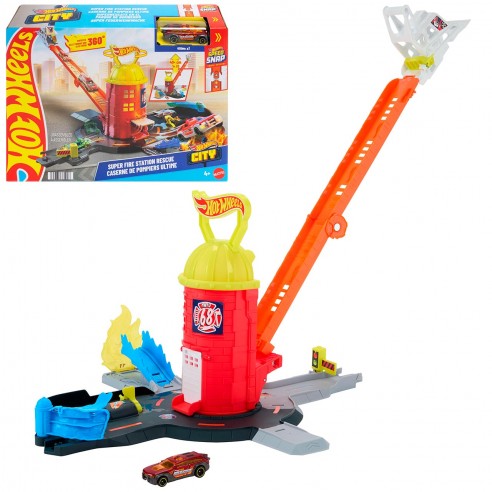 ESTACIÓN DE BOMBEROS JHL95 HOT WHEELS