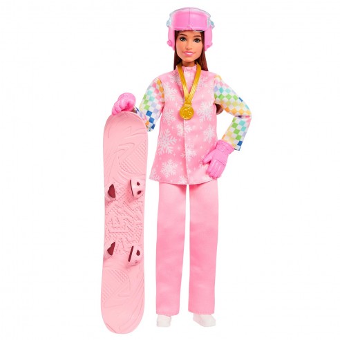 BARBIE DELUXE SNOWBOARDER DOLL JKF78...