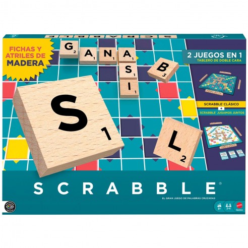 SCRABBLE CORE WOOD JGR64 MATTEL GAMES