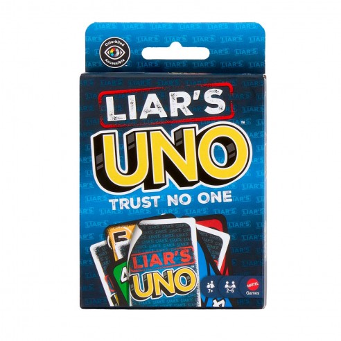 JUEGO UNO LIARS JLH43 MATTEL GAMES