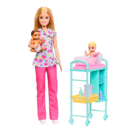 BARBIE DOCTOR DOLL WITH ACCESSORIES...
