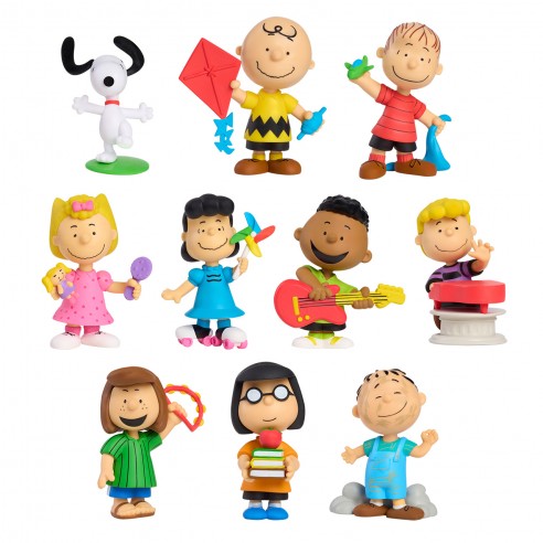 SET 10 FIGURAS PEANUTS SNOOPY 45181...