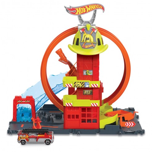 SUPERLOOP HKX41 HOT WHEELS FIRE STATION