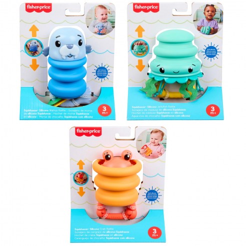 SQUISHEAS JHB54 FISHER PRICE SILICONE...