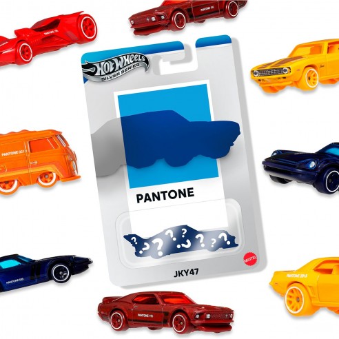 ASSORTED PANTONE JKY47 HOT WHEELS CARS