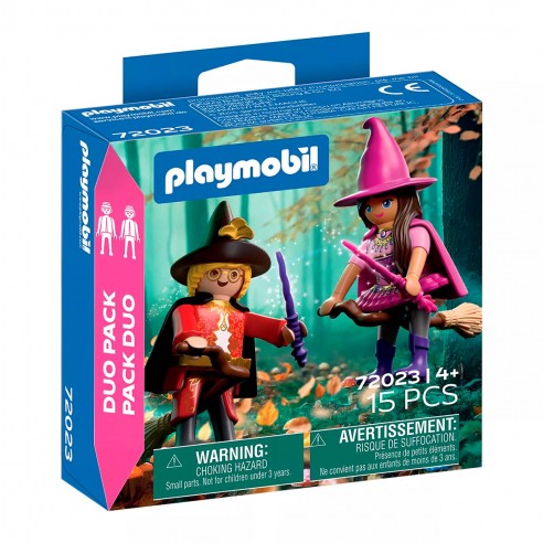 DUO PACK BRUJA Y MAGO 72023 PLAYMOBIL