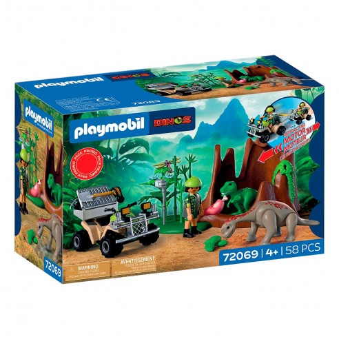 ESCONDITE DE DINOSAURIO 72069 PLAYMOBIL