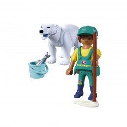 ZOO: OSO POLAR Y CUIDADOR... 2