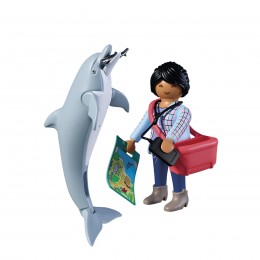 ZOO: DOLPHIN AND VISITOR... 2