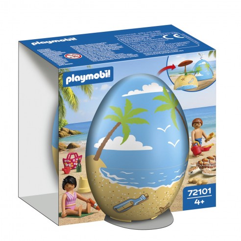PLAY EGG: BEACH VACATION 72101 PLAYMOBIL