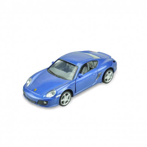 PORSCHE CAYMAN S 1:32 PULLBACK BLUE...