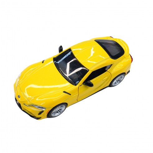 TOYOTA SUPRA 1:31 PULLBACK YELLOW D00379